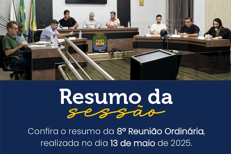 8ª Ordinária de 2025 tem três projetos aprovados
