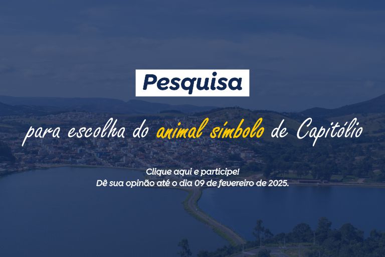 Pesquisa para escolha do animal símbolo de Capitólio
