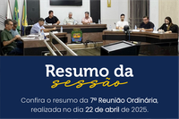 Projetos votados na 7ª Ordinária são aprovados por unanimidade
