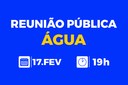 Reunião pública sobre fornecimento de água