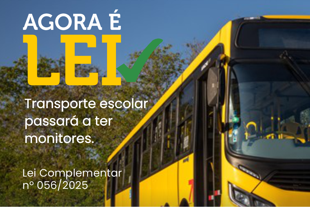 Transporte escolar passará a ter monitores